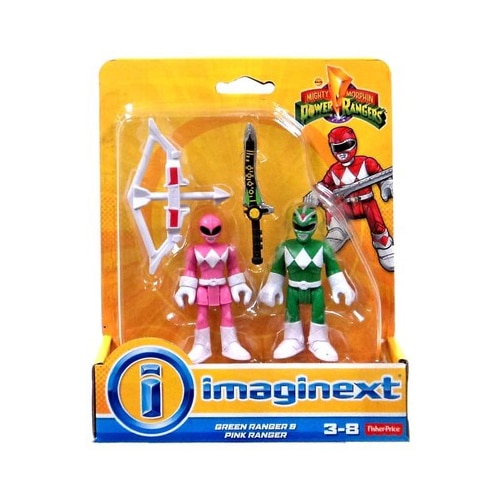 Details about   Imaginext Power Rangers Pink & Green