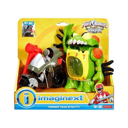 Fisher Price Imaginext Power Rangers Squatt and Baboo New Invasion Villain Toy 