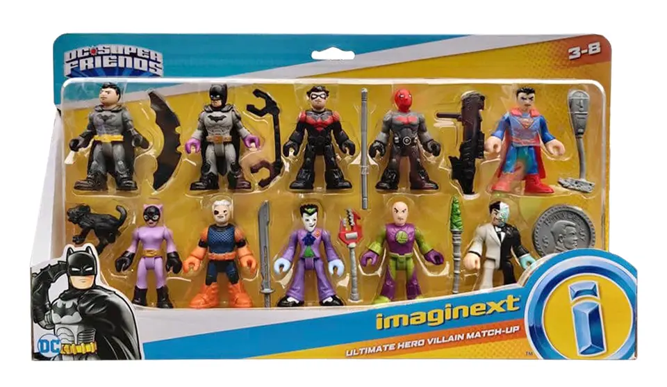 New Imaginext Ultimate Hero Villain Match-Up – Includes DC Blind Series 1 Plus Battle Packs