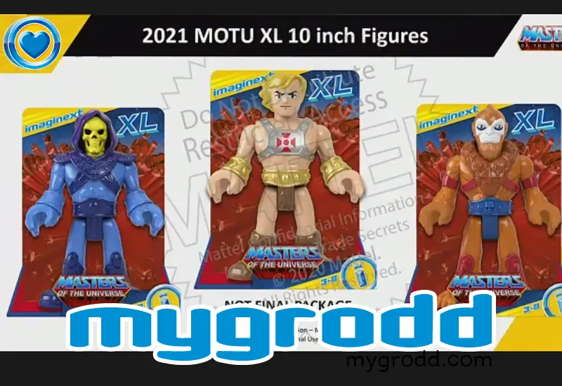 Masters of the Universe Imaginext XL Figures Coming Summer 2021.  3-Inch Figures Still an Eternia Away…